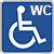 Disabled toilet logo