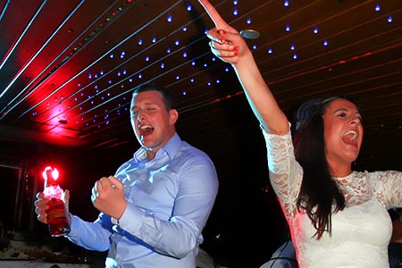And partying the night away . . .