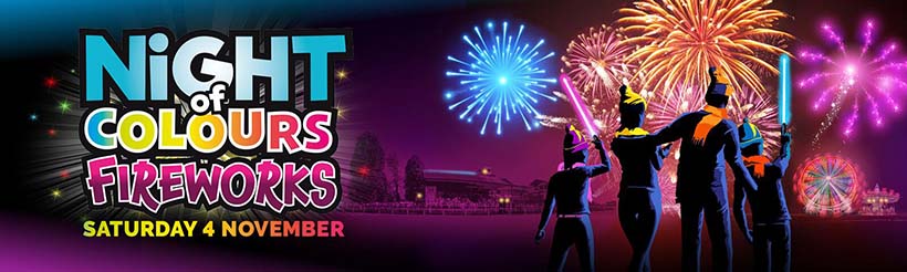 Shuttle service to the racecourse fireworks